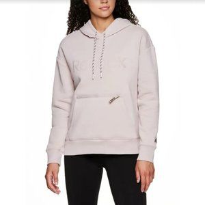 Reebok Womens Super Soft Hoodie with Zipper Pocket Light Pink Multiple Sizes NWT